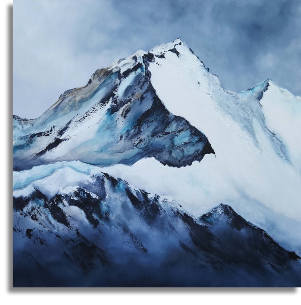 Sharon Taylor | Aoraki Mt Cook blue| McAtamney Gallery and Design Store | Geraldine NZ